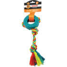 Boss Pet Chomper Tredz Rubber Tire & Rope Tug Image 2