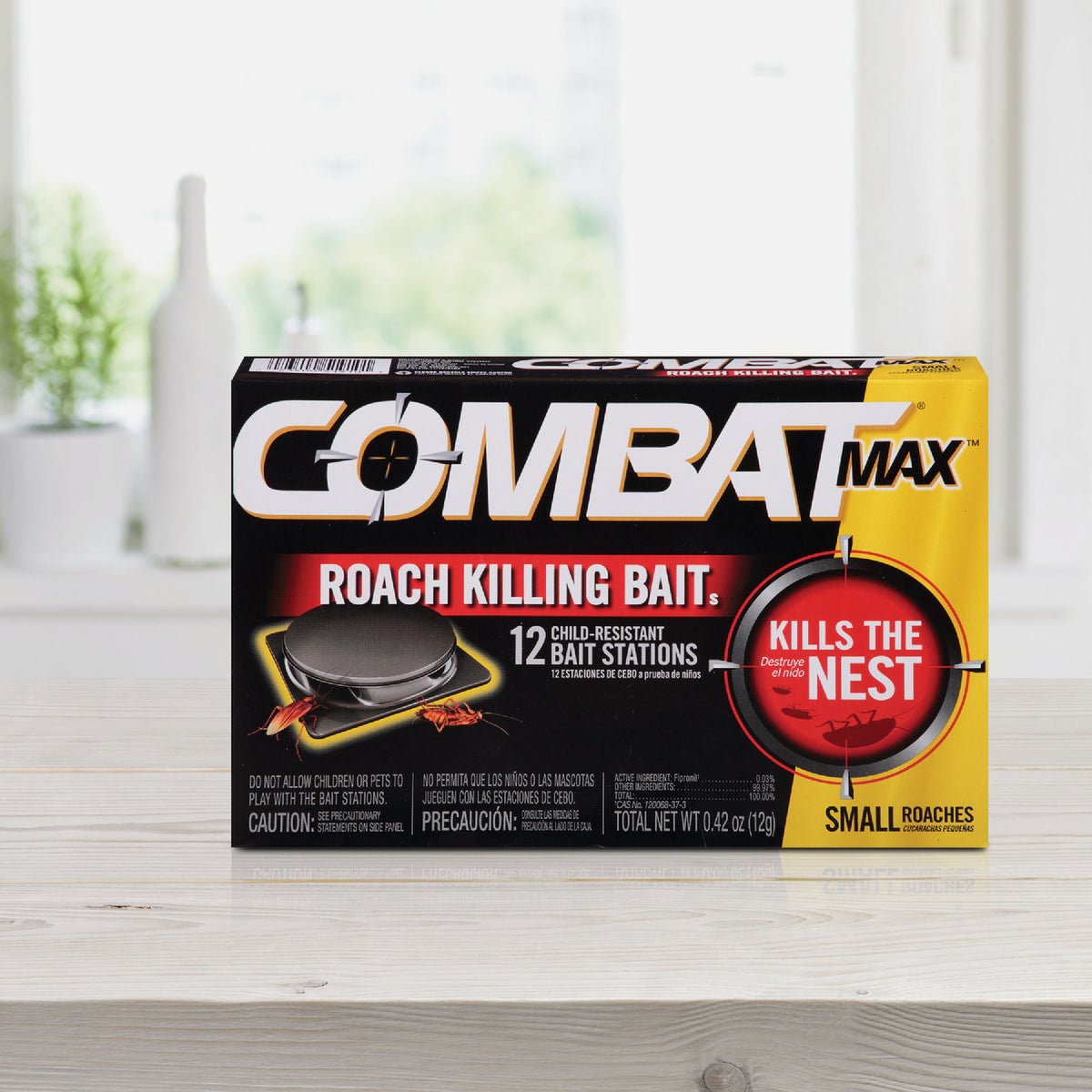 Combat Source Kill 0.42 Oz. Solid Small Roach Bait Station (12-Pack) Image 2
