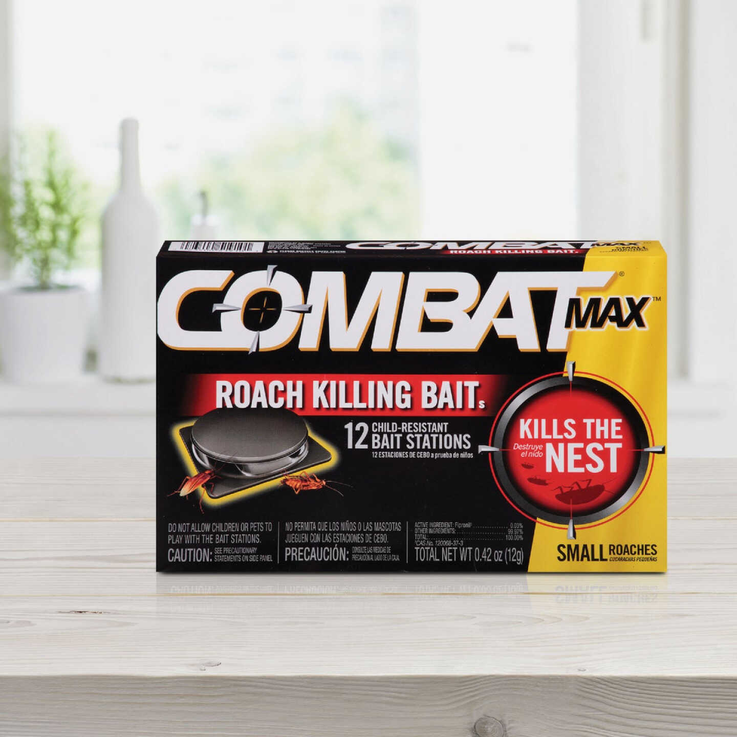Combat Source Kill 0.42 Oz. Solid Small Roach Bait Station (12-Pack) Image 2