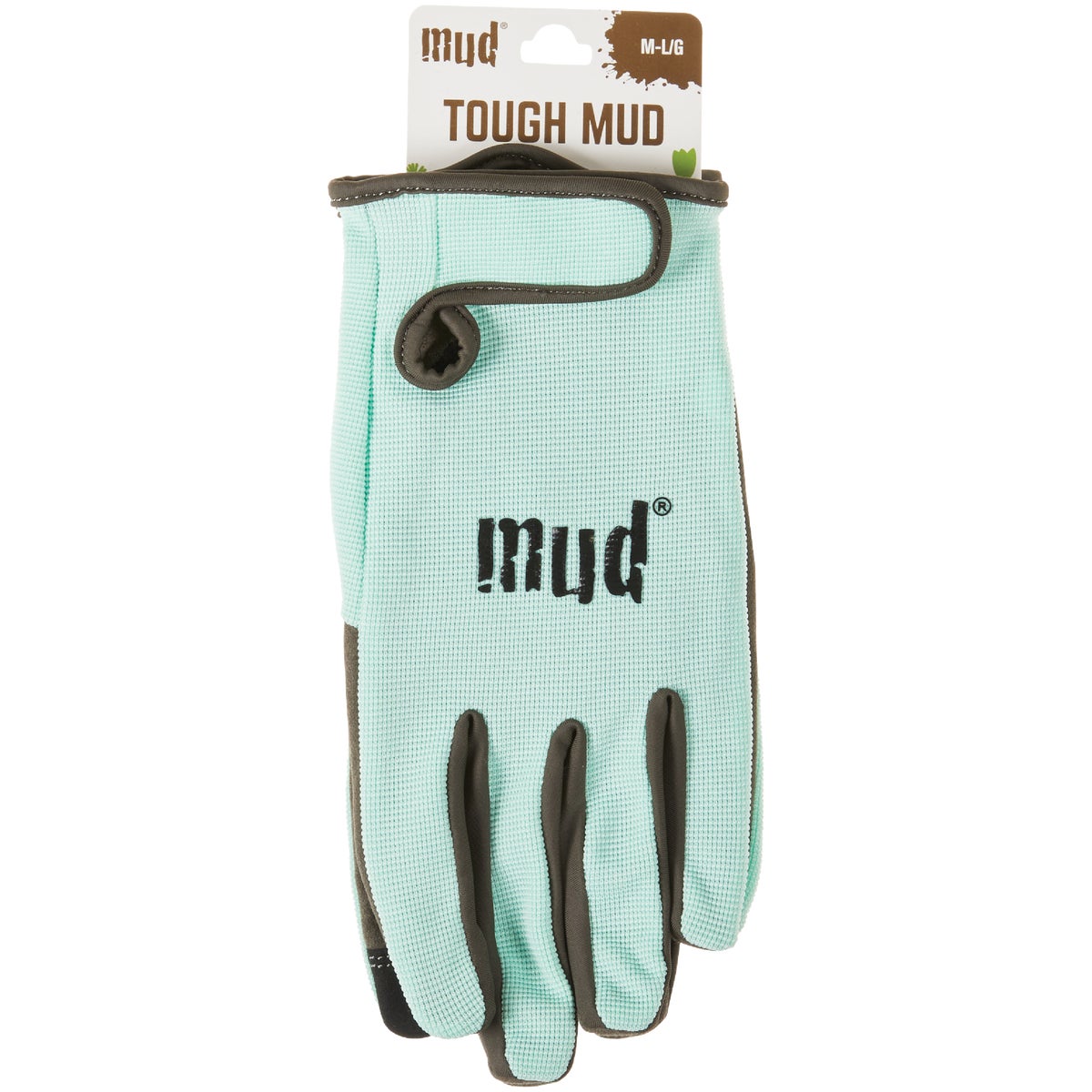 Mud Women's Medium/Large Synthetic Leather Mint Garden Glove Image 2