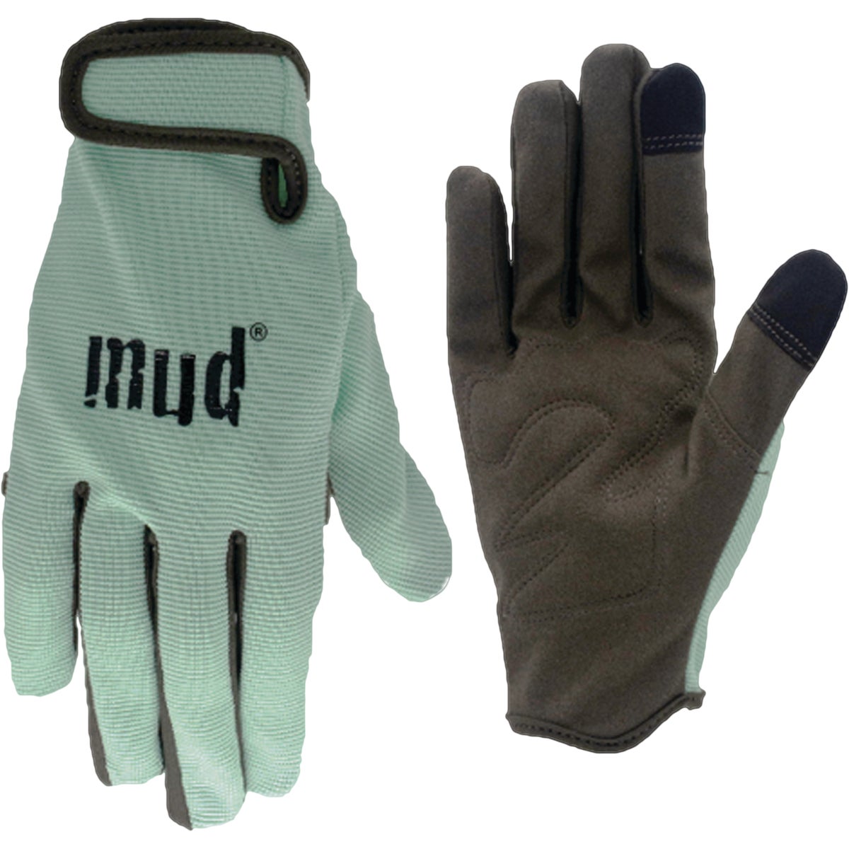 Mud Women's Medium/Large Synthetic Leather Mint Garden Glove Image 1