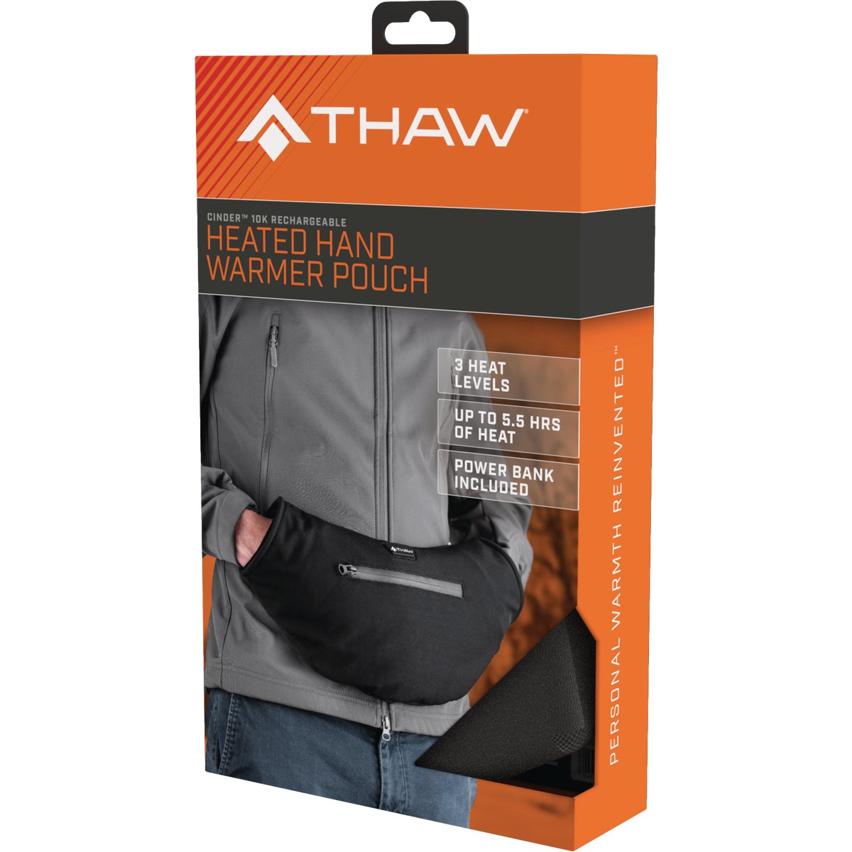 Thaw Rechargeable Heated Hand Warmer Pouch Image 3