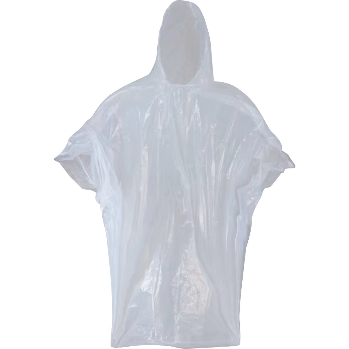Boss 50 In. x 80 In. Clear Disposable Rain Poncho Image 2