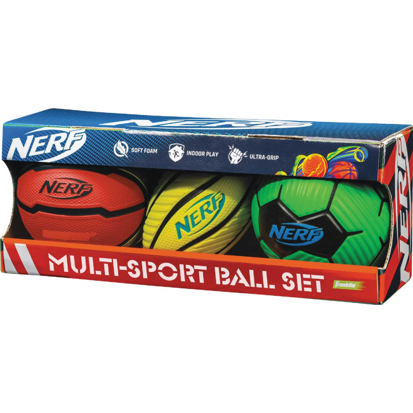 Franklin Nerf Mini Foam Ball Set (3-Pack) Image 1