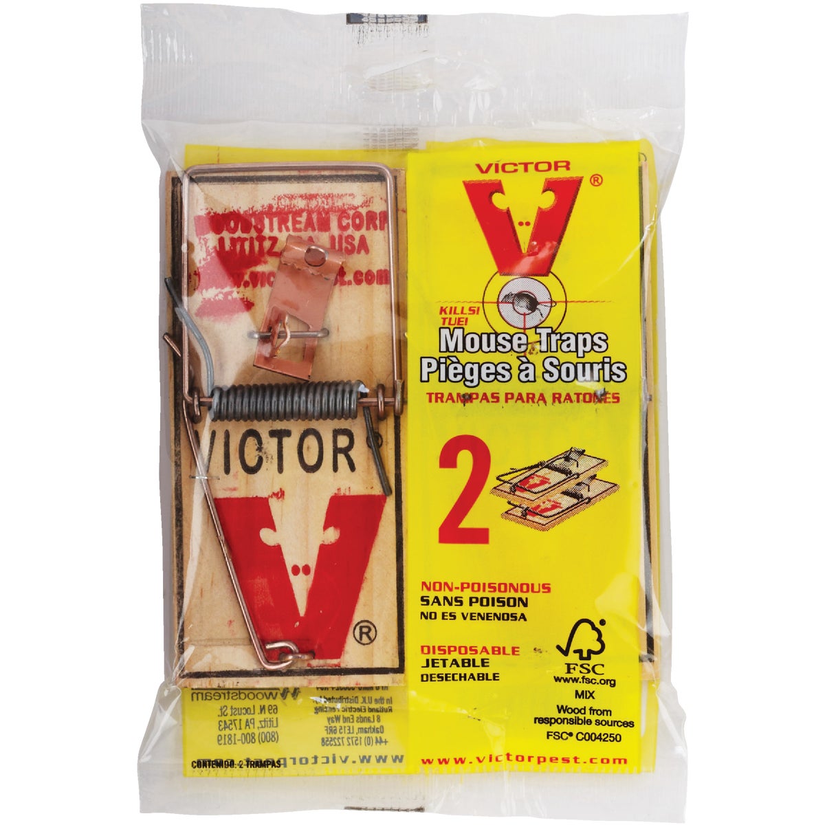 Victor Mechanical Metal Pedal Mouse Trap (2-Pack) Image 2