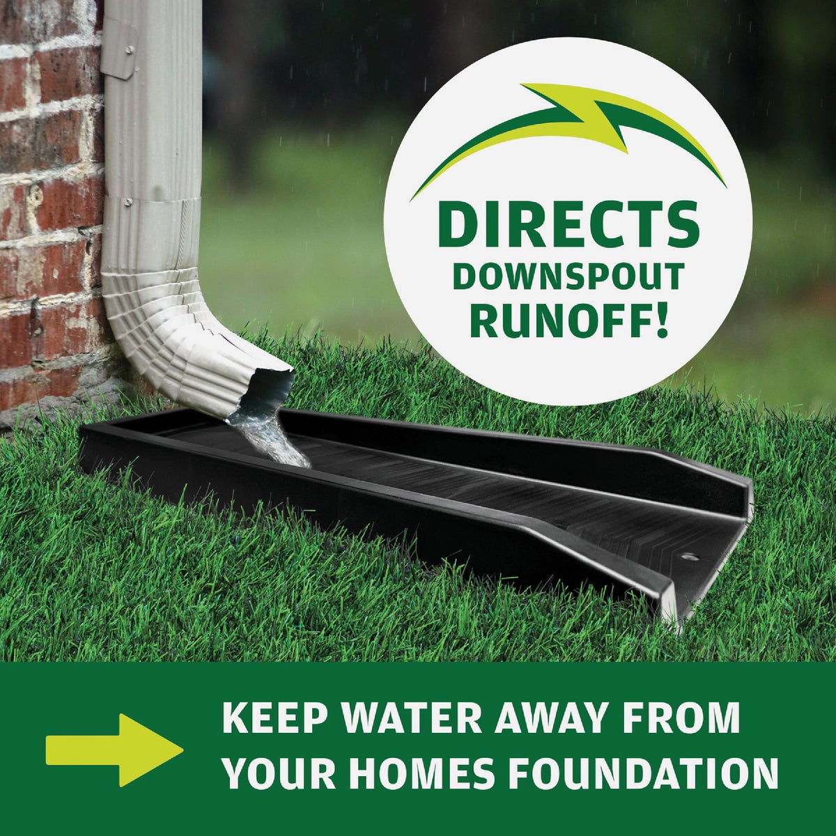 Master Mark 11 In. W. x 2.25 In. H. x 24 In. L. Black Chevron Splash Block Image 3