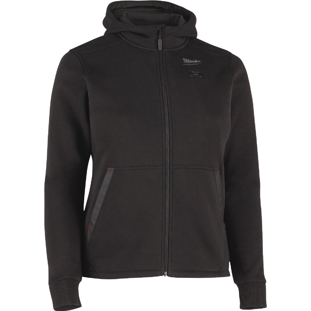 Milwaukee M12 Women's Medium Black Full-Zip Heated Hoodie Kit Image 5