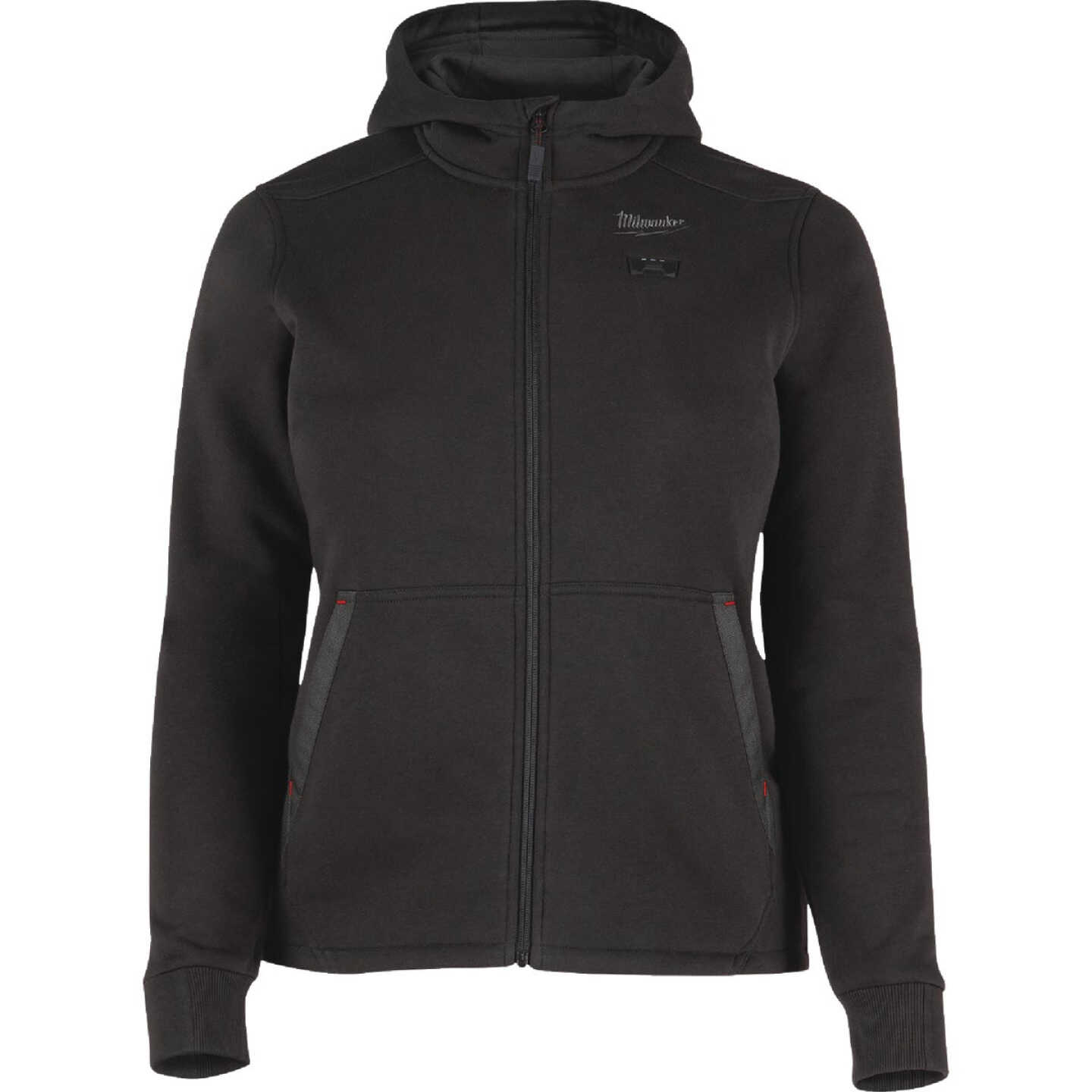 Milwaukee M12 Women's Medium Black Full-Zip Heated Hoodie Kit Image 1
