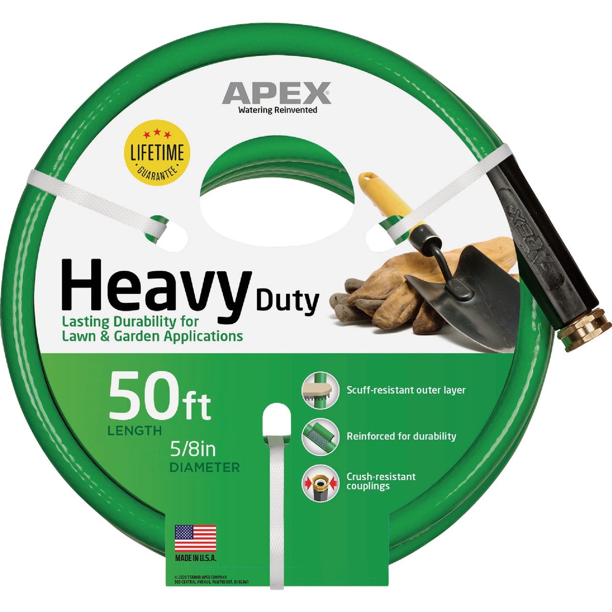 Apex 5/8 In. Dia. x 50 Ft. Heavy Duty Garden Hose