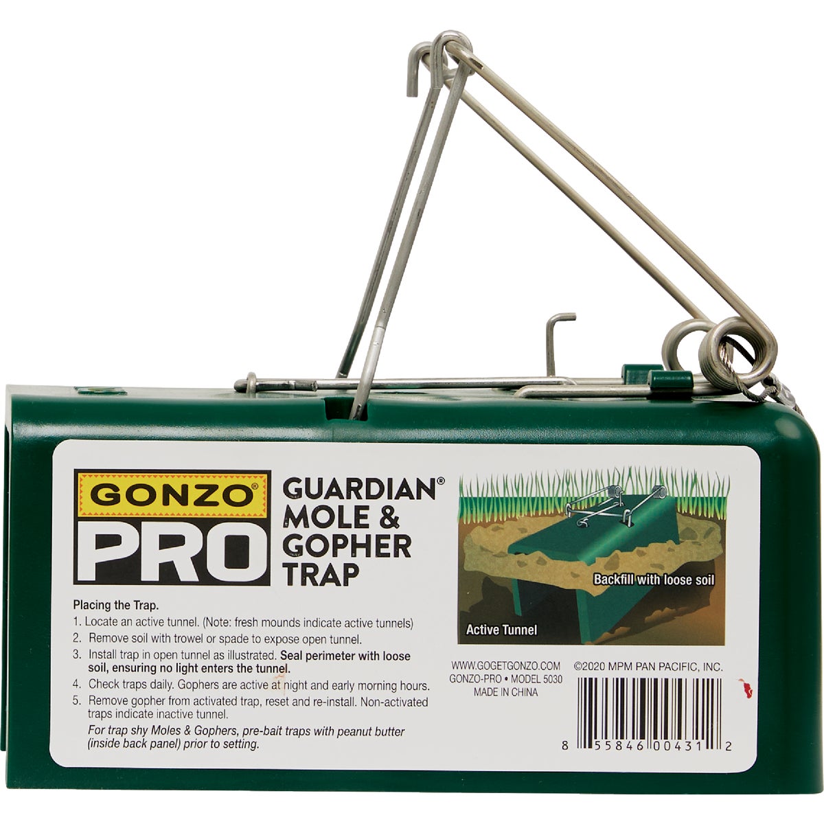 Gonzo Pro Guardian Box Design Mole & Gopher Trap Image 2