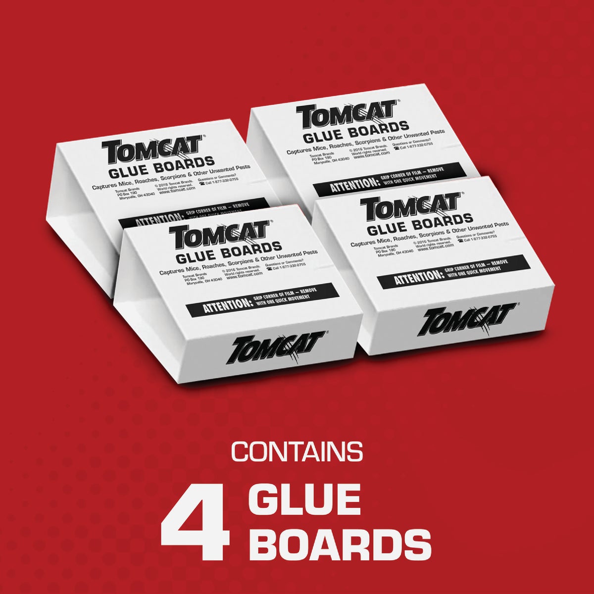 TOMCAT Household Pest Glue Boards (4-Pack) Image 2