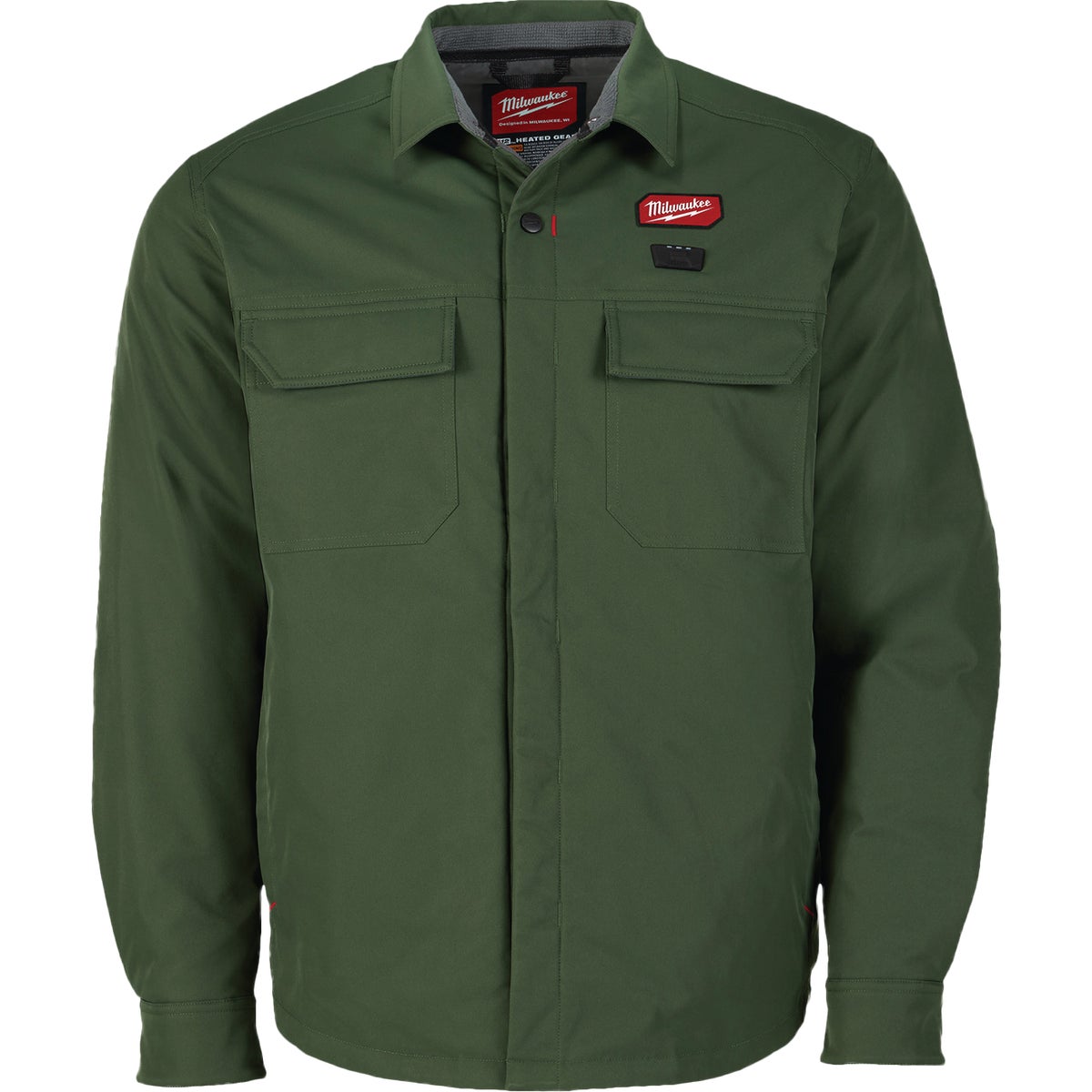 Milwaukee M12 Men's 3XL Green Heated Shirt Jacket Image 2