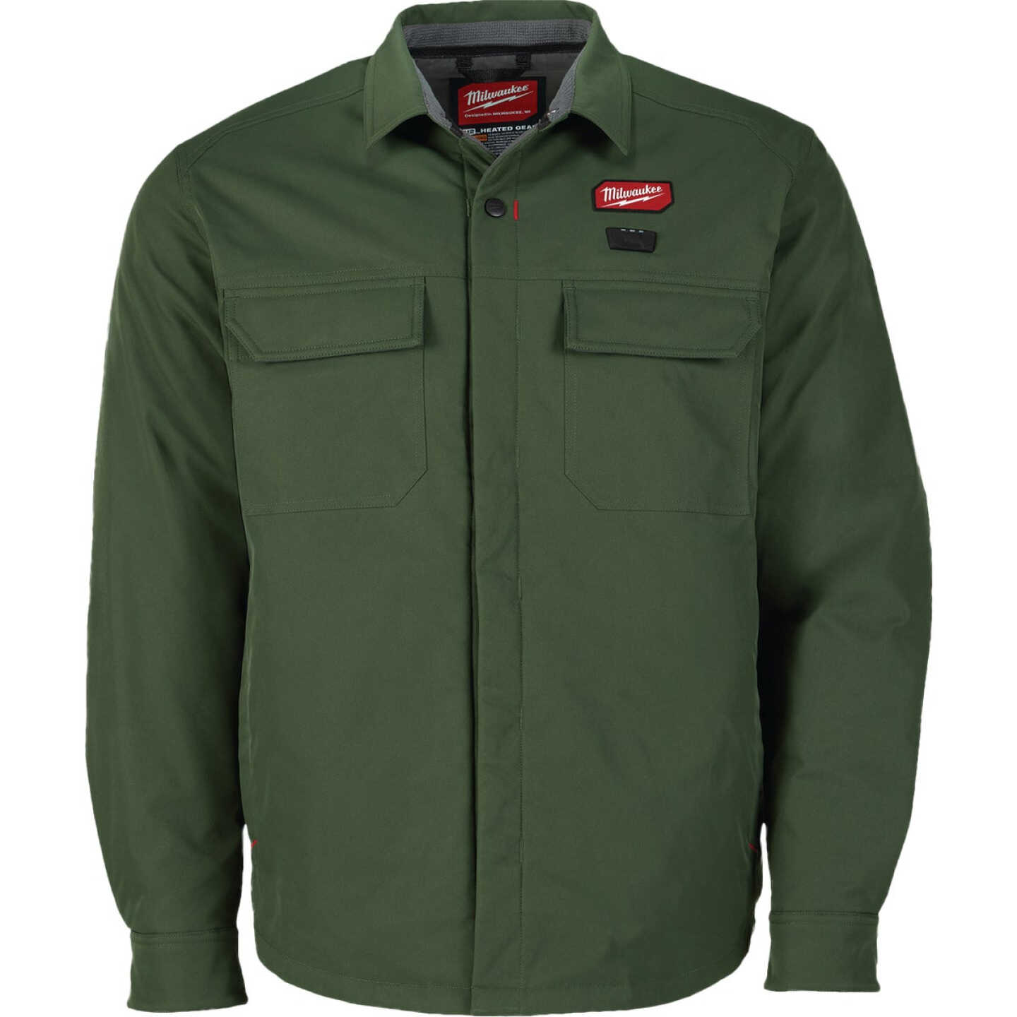 Milwaukee M12 Men's 3XL Green Heated Shirt Jacket Image 2