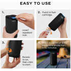 Thermacell Patio Shield 12 Hr. Graphite Black Mosquito Repeller Image 5