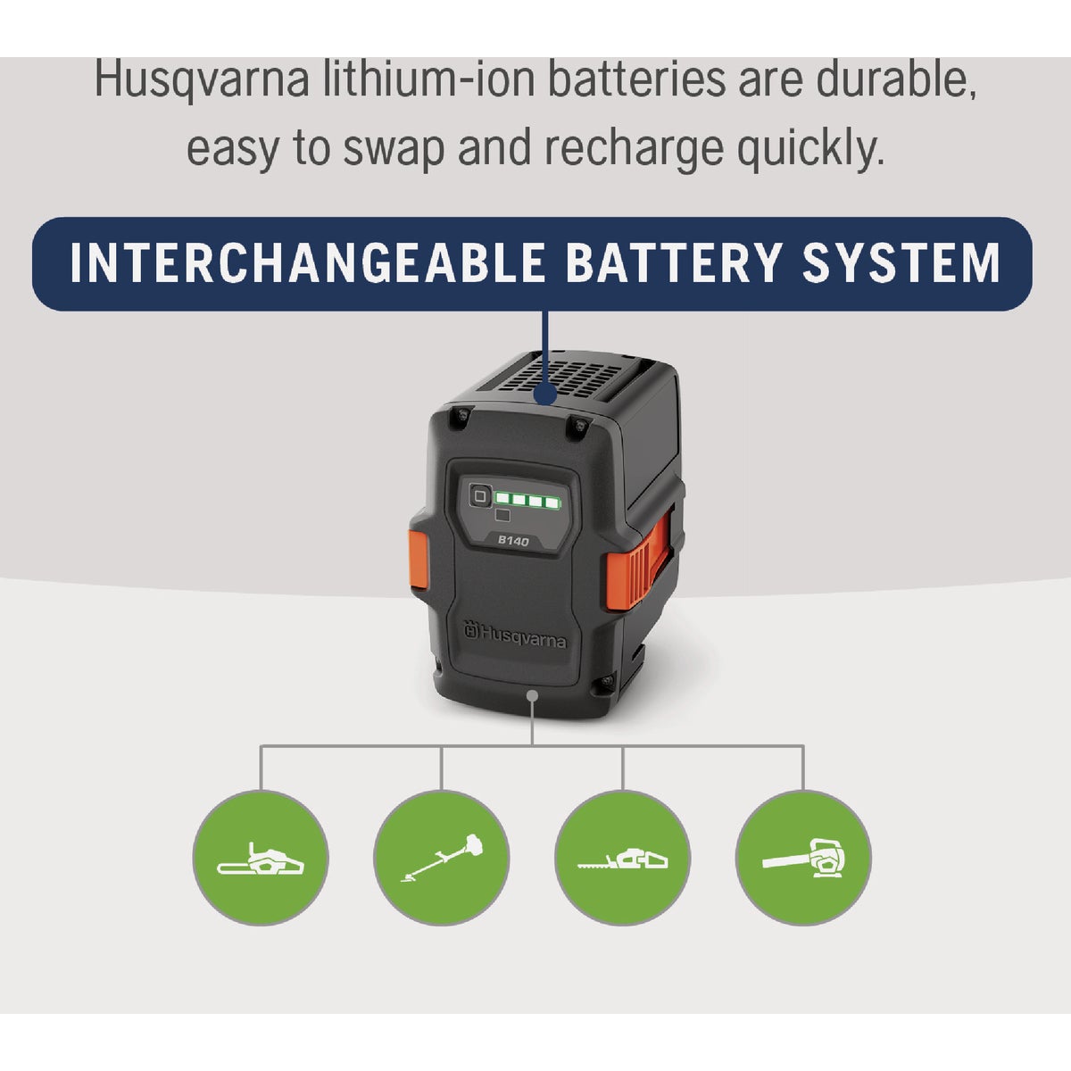 Husqvarna B140 40V Battery Image 5