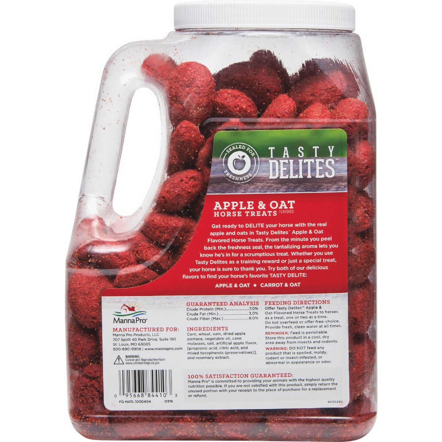 Manna Pro Tasty Delites 4 Lb. Apple Flavored Horse Treat Image 2
