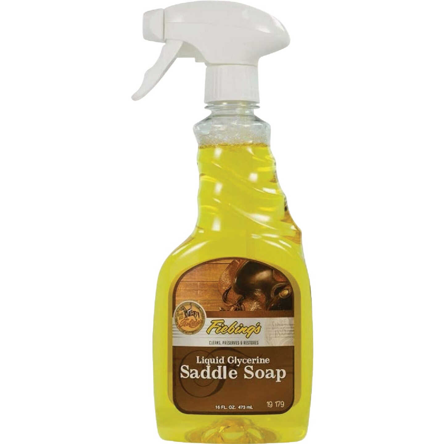 Fiebing's 16 Oz. Trigger Spray Liquid Glycerine Saddle Soap Image 1