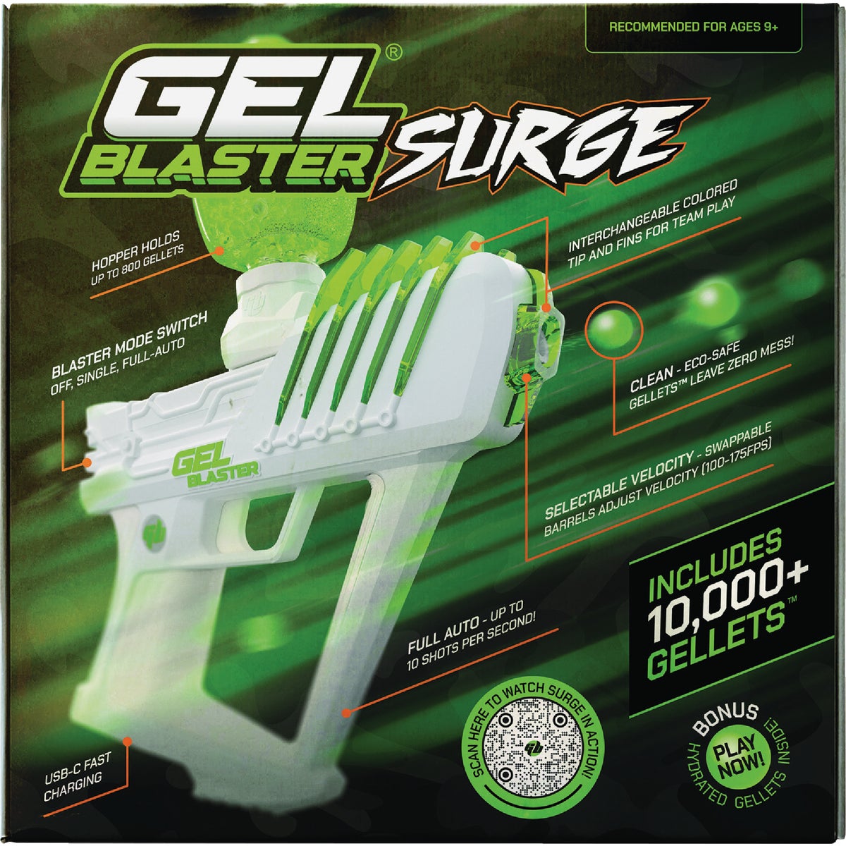 Gel Blaster Surge Rechargeable Water Gellet Toy Blaster