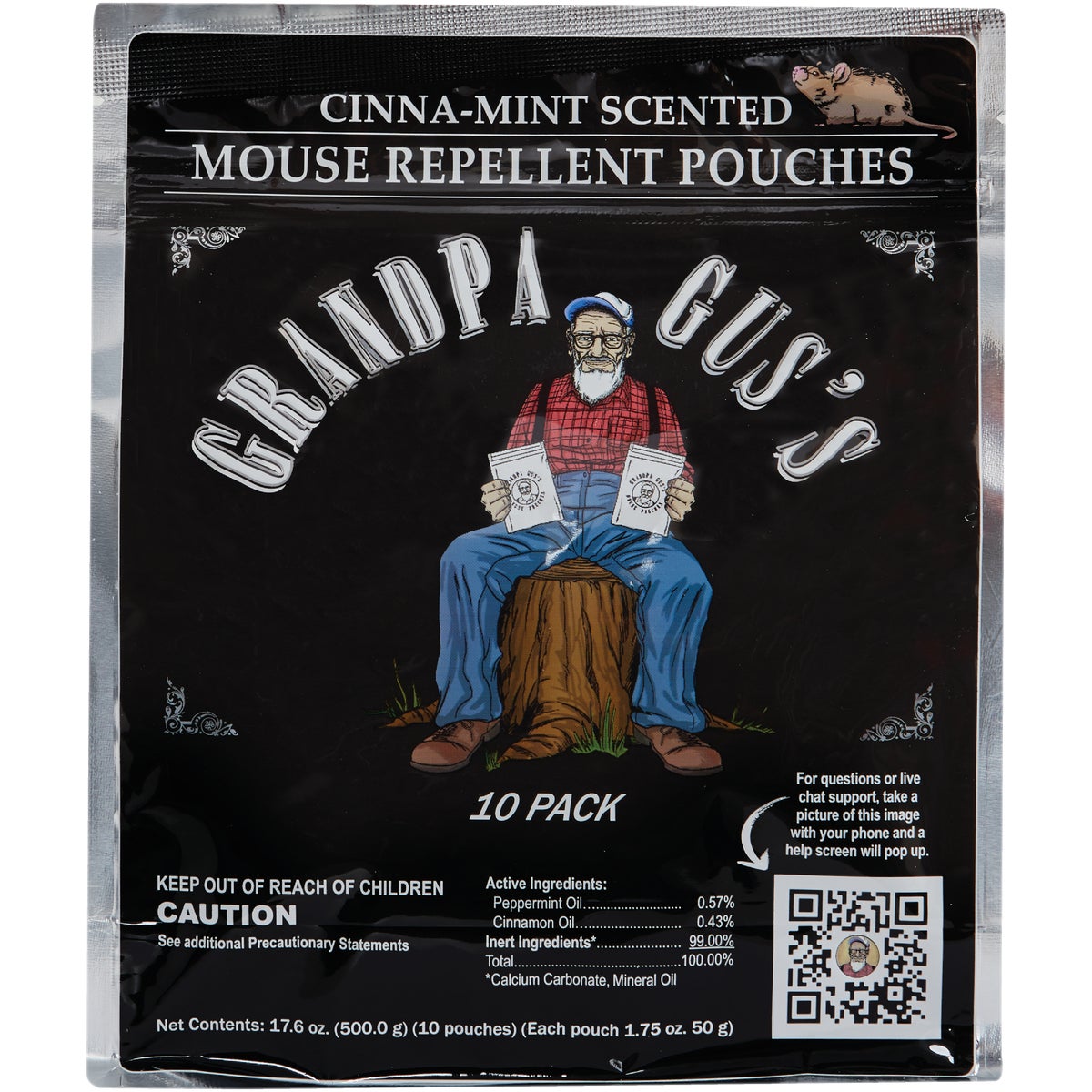 Grandpa Gus's Granular All Natural Mouse Repellent Pouch (12-Pack) Image 2