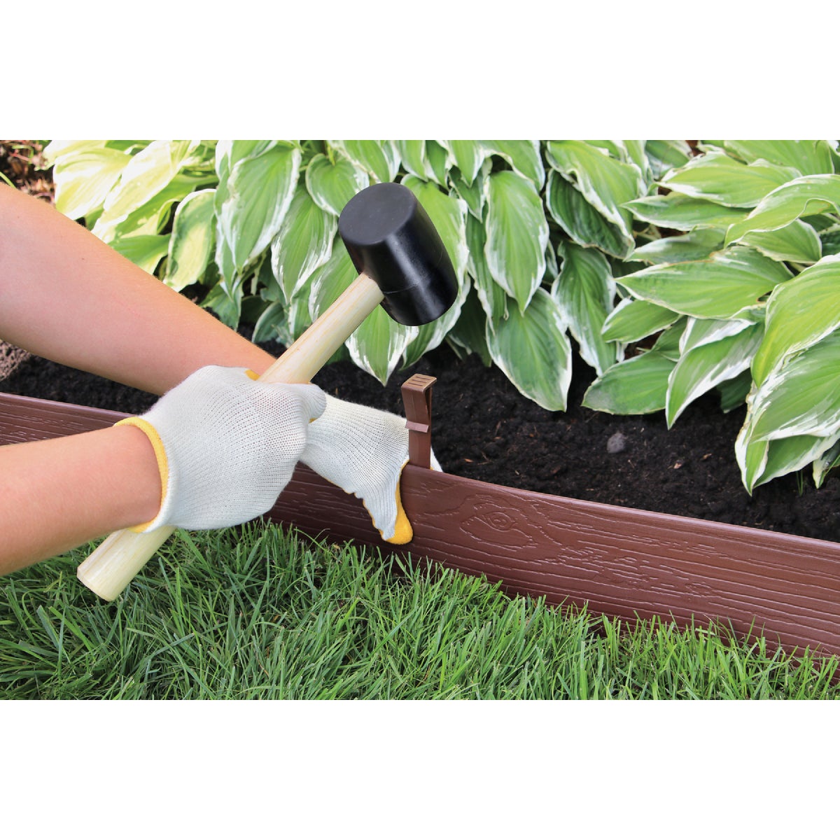 Master Mark 10 In. Brown Terrace Board Edging Stakes (10-Pack) Image 3