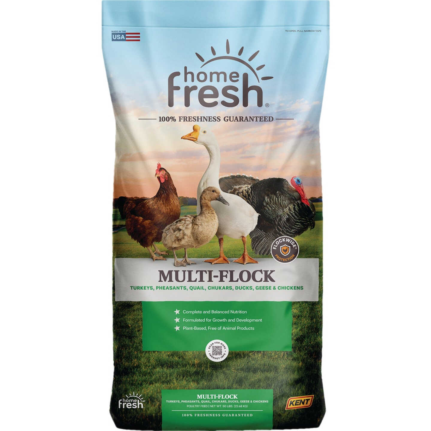 Kent Multi-Flock Chick N Game 50 Lb. Starter/Grower Crumble Image 1