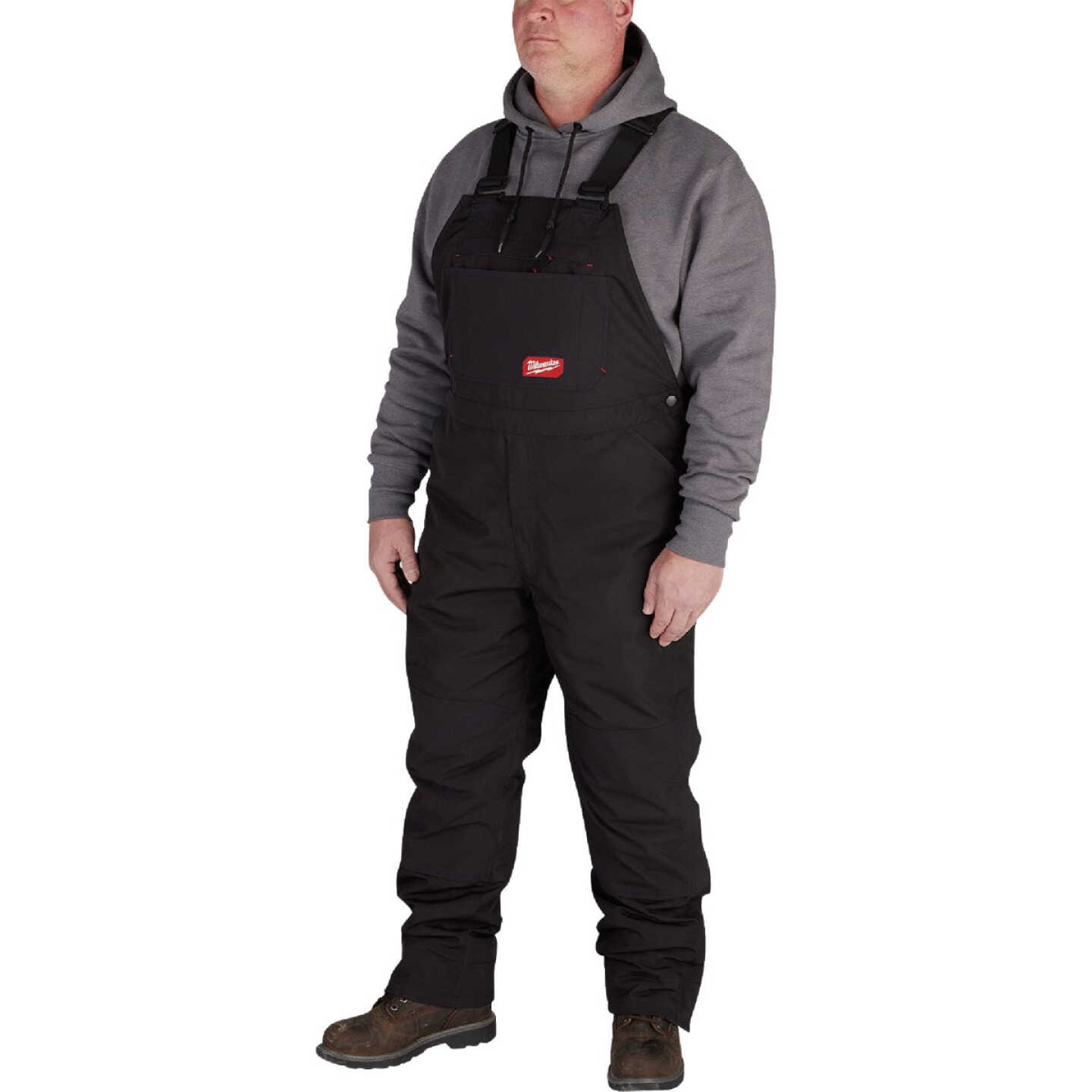 Milwaukee FREEFLEX Men's 3XL Black Insulated Bib Overalls Image 1
