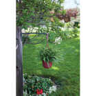 Panacea 15 In. Black Powder-Coated Straight Wrought Iron Hanging Plant Bracket Image 2