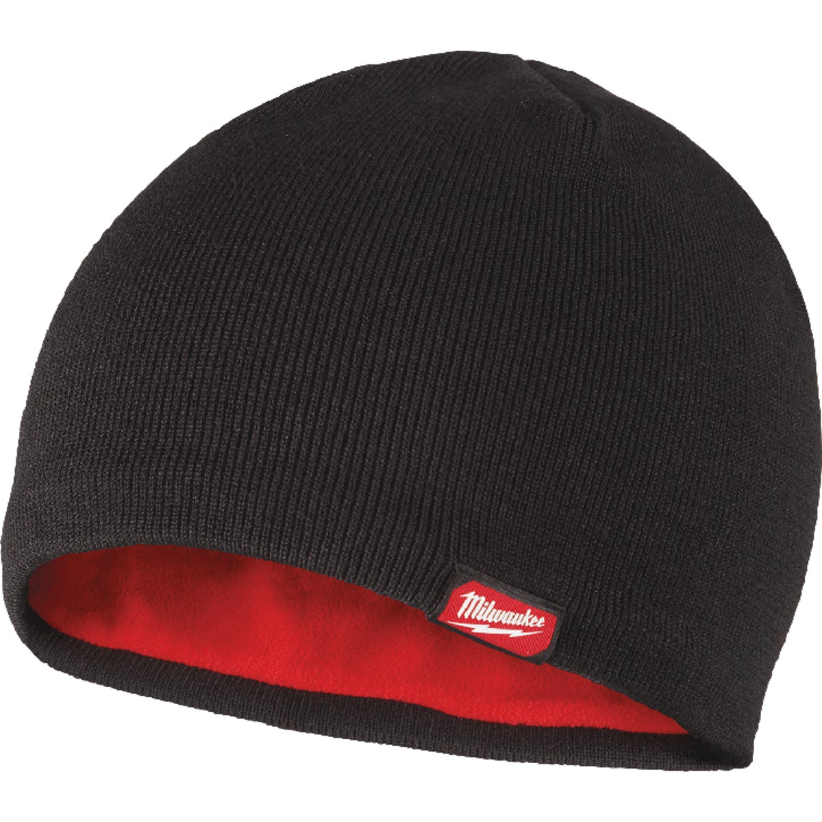 Milwaukee Black Fleece-Lined Acrylic Beanie Sock Cap