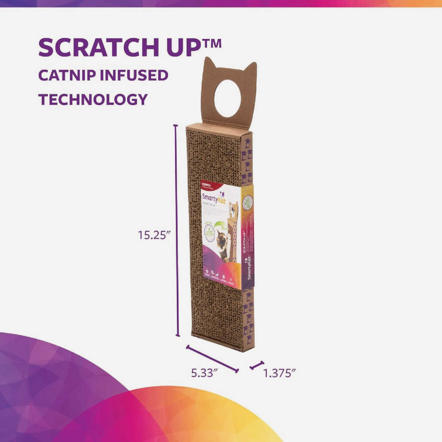 SmartyKat Scratch Up+ Cat Scratcher Image 3