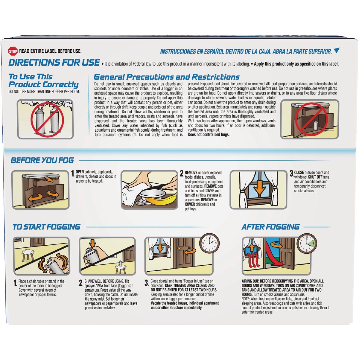 Hot Shot No-Mess 1.2 Oz. Odor Neutralizer Indoor Insect Fogger (3-Pack) Image 2