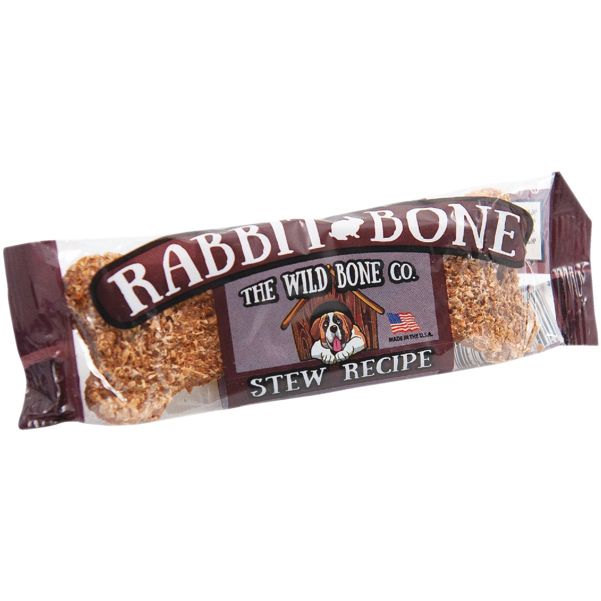 The Wild Bone Company Rabbit Bone Stew Dog Treat, 1 Oz.