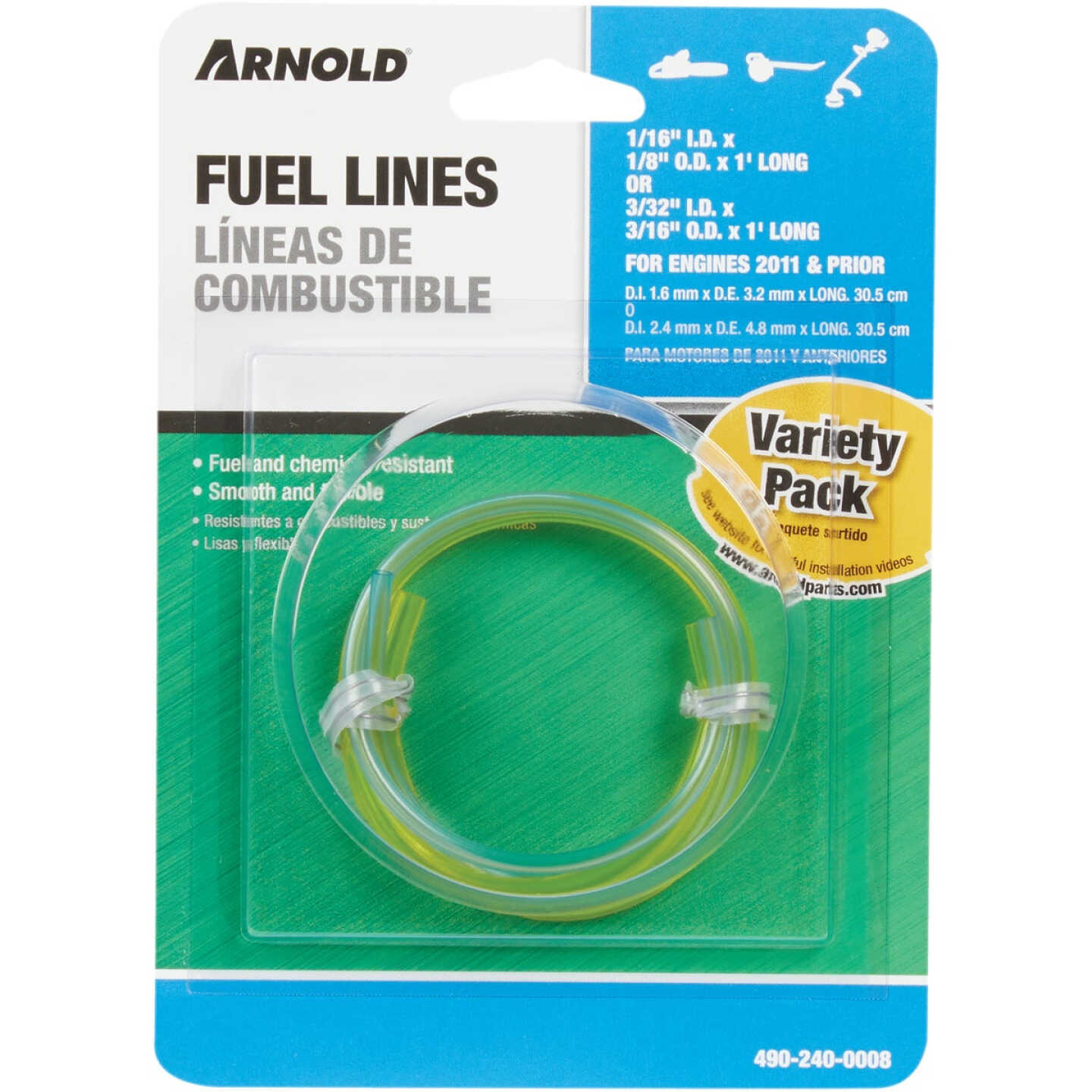 Arnold 1 Ft. Fuel Line Combo Pack (2-Pack) Image 2