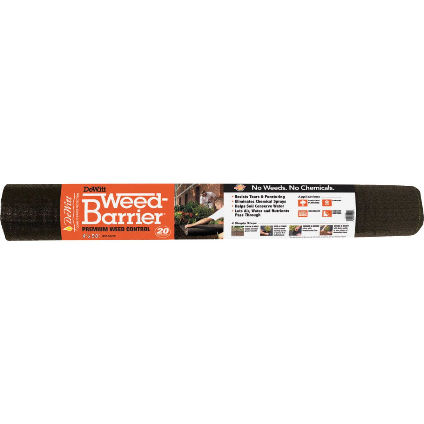 DeWitt Weed Barrier 3 Ft. W. 100 Ft. L. Polyester 20-Year Premium Weed Control Landscape Fabric Image 1