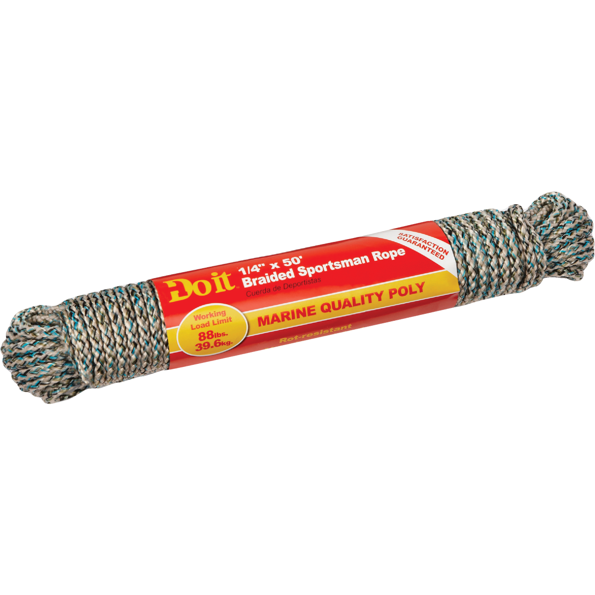 Do it Best 1/4 In. x 50 Ft. Camouflage Braided Sportsman Polypropylene Packaged Rope