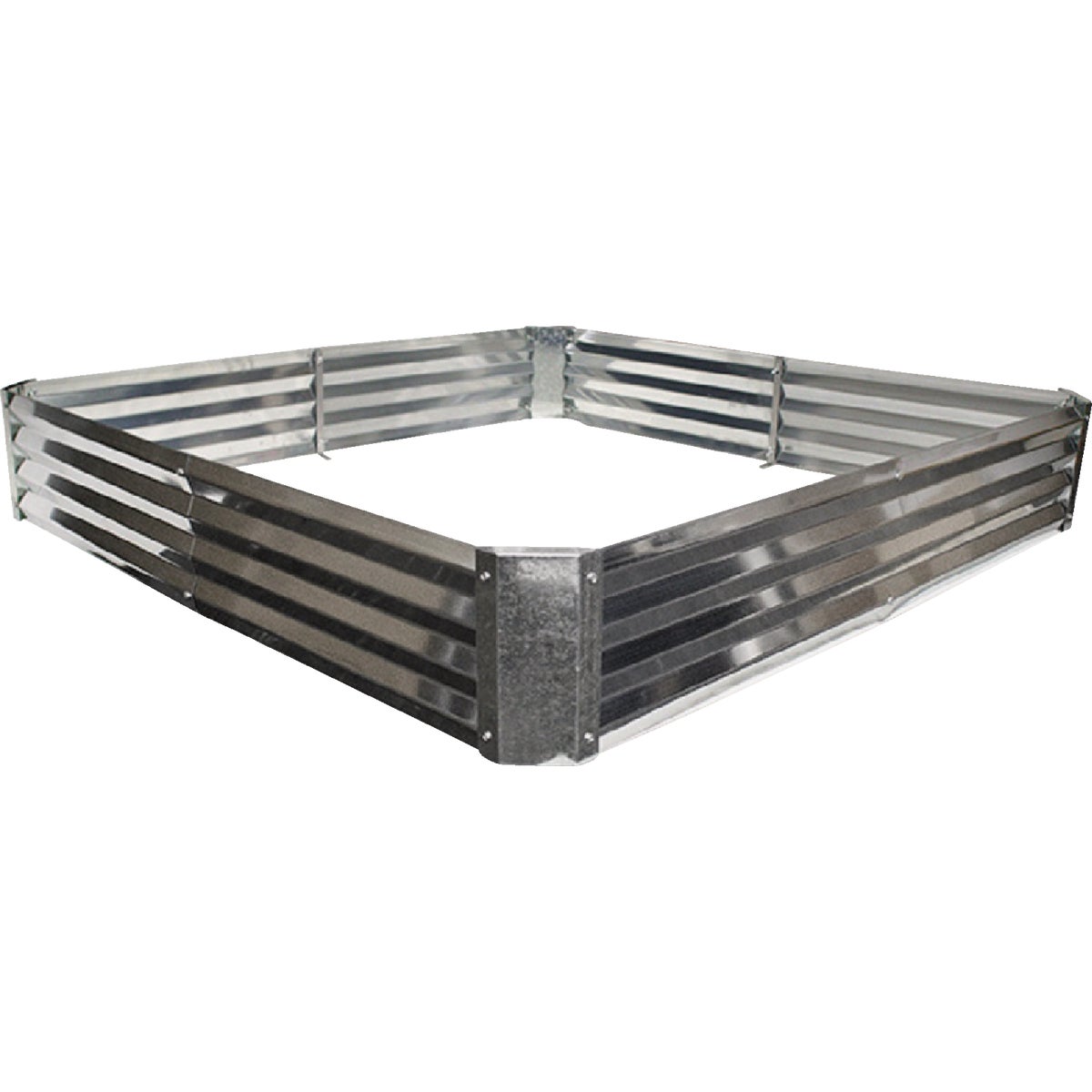 Dalen 4 Ft. x 4 Ft. Galvanized Steel Rustic Raised Bed Garden Image 4