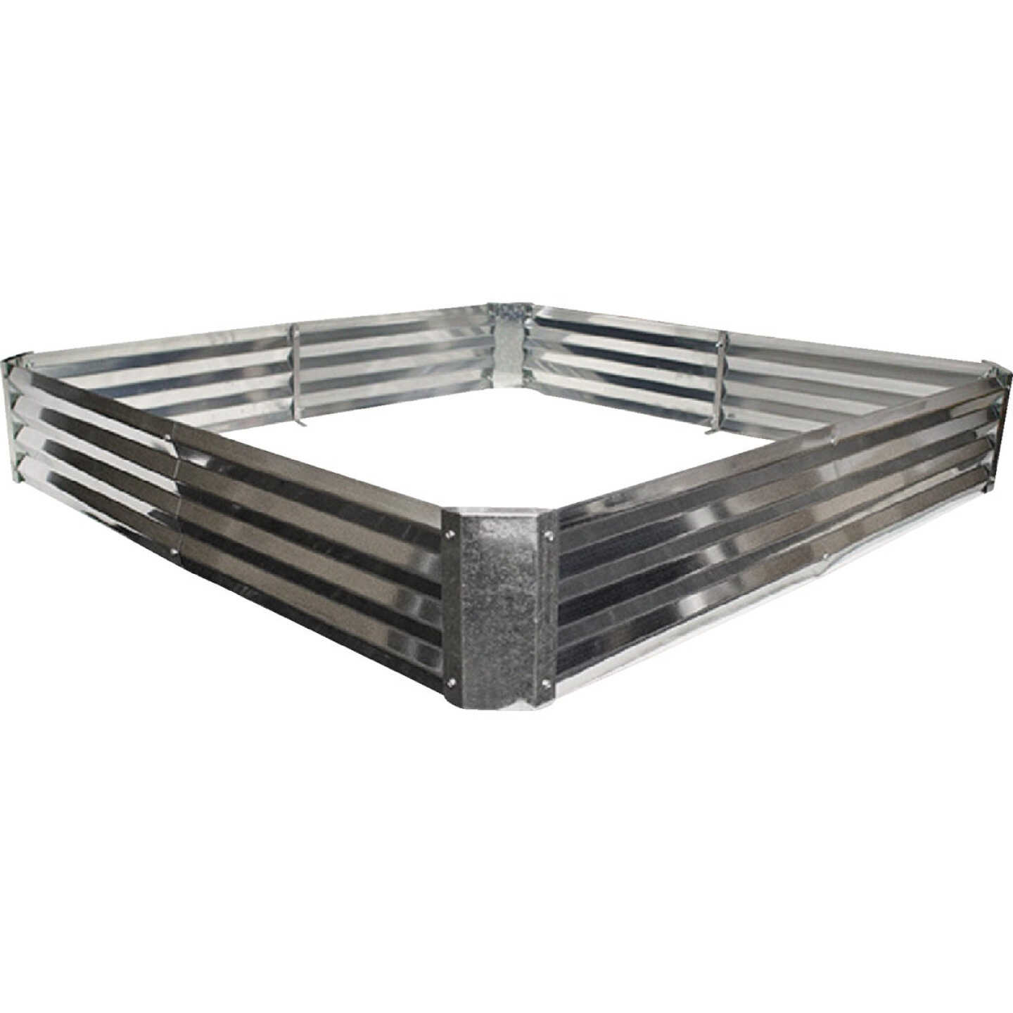 Dalen 4 Ft. x 4 Ft. Galvanized Steel Rustic Raised Bed Garden Image 4