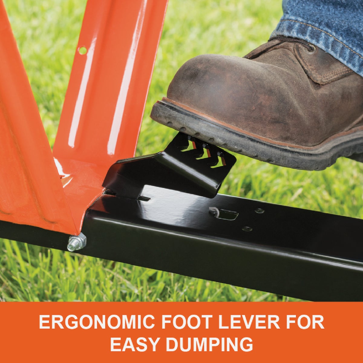 Agri-Fab 650 Lb. Tow-Behind Poly Dump Cart Image 3