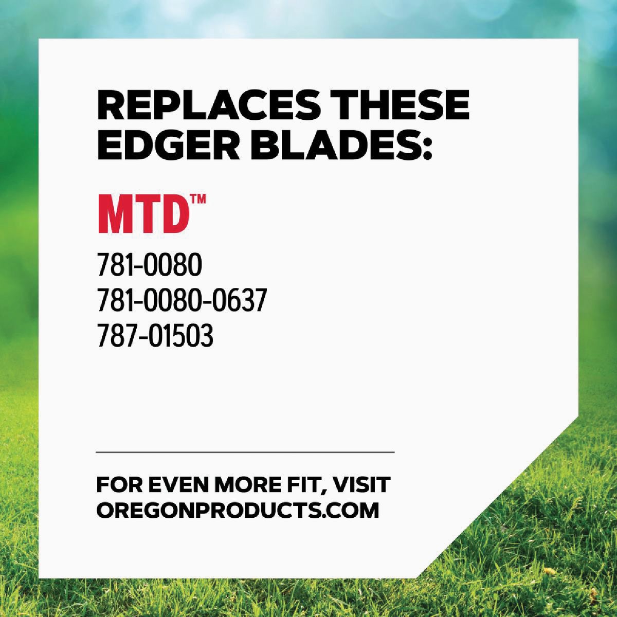 Oregon 9 In. Edger Blade for Trimmers & Edgers Image 5