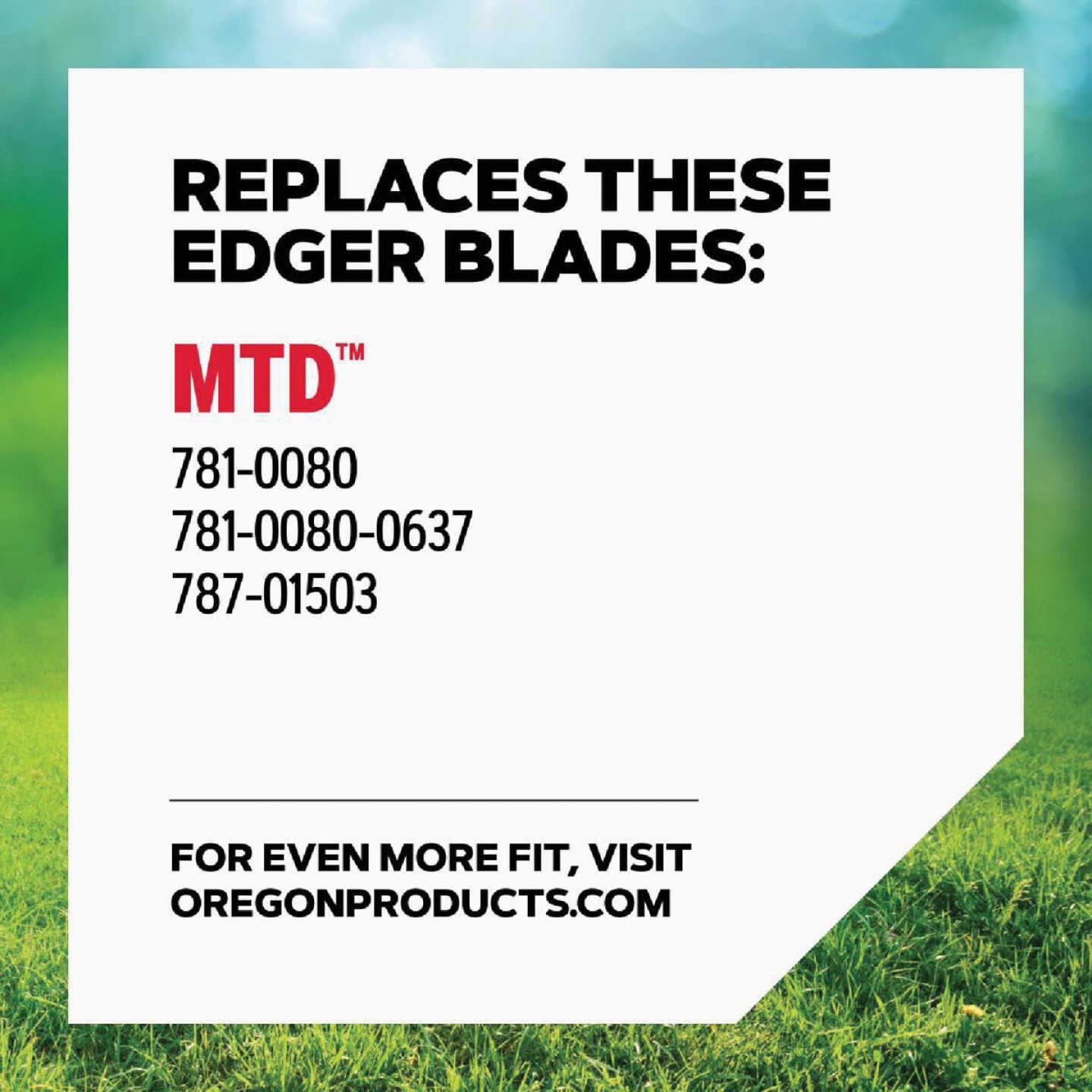 Oregon 9 In. Edger Blade for Trimmers & Edgers Image 5