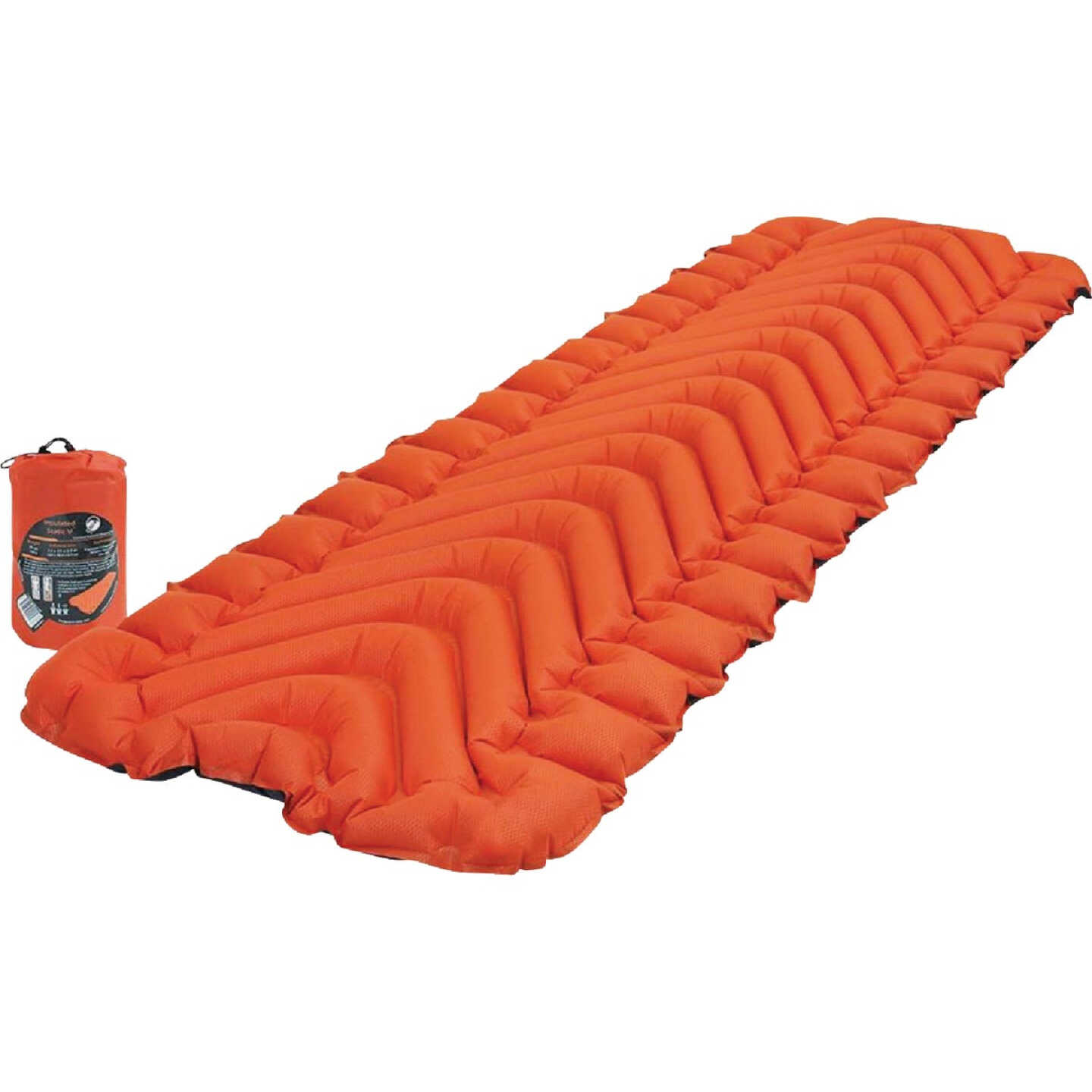 Klymit Insulated Static V Orange Sleeping Pad Image 6