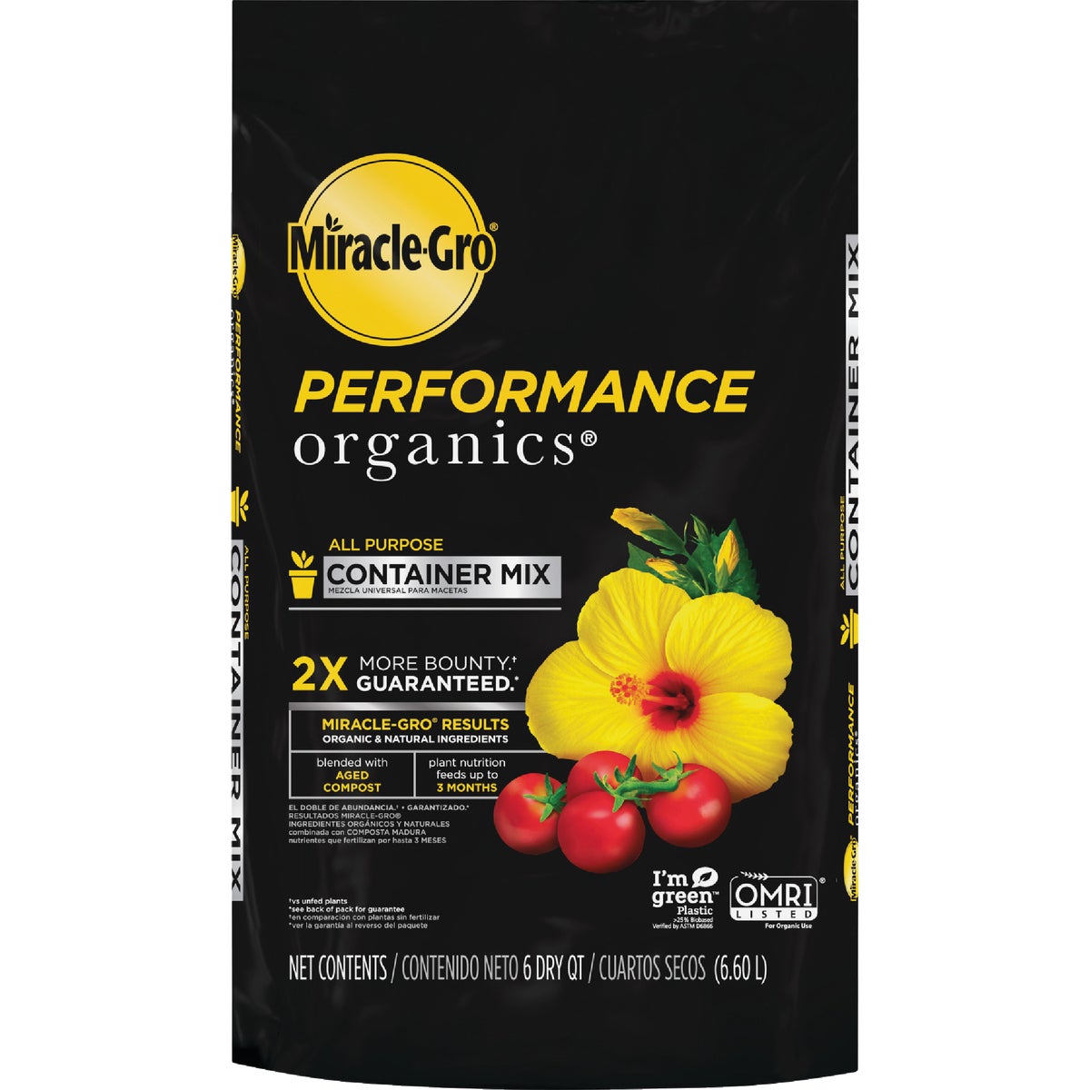 Miracle-Gro Performance Organics 6 Qt. All Purpose Container Mix