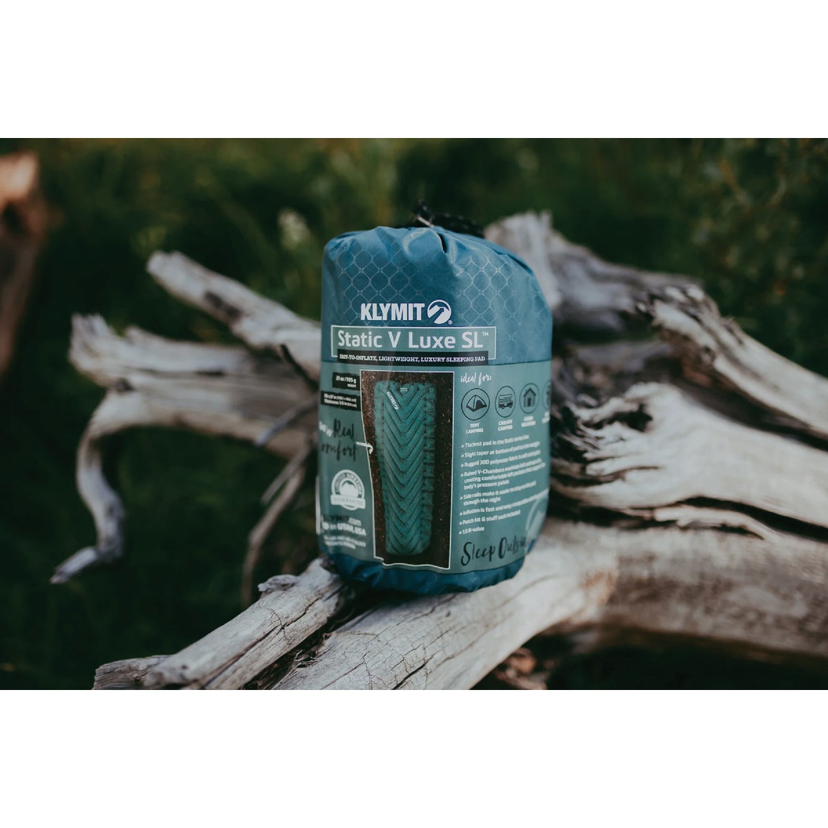 Klymit Static V Luxe SL Blue Sleeping Pad Image 5