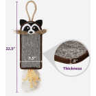 SmartyKat Rowdy Rascal Cat Scratcher & Plush Sound Cat Toy Image 3