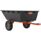 Agri-Fab 18 Cu ft. 1,000 Lb. Poly Swivel Steel Tow-Behind Dump Cart Image 1