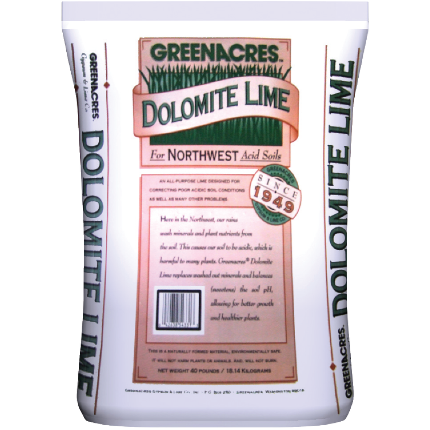 Greenacres 40 Lb. Dolomite Lime Image 1