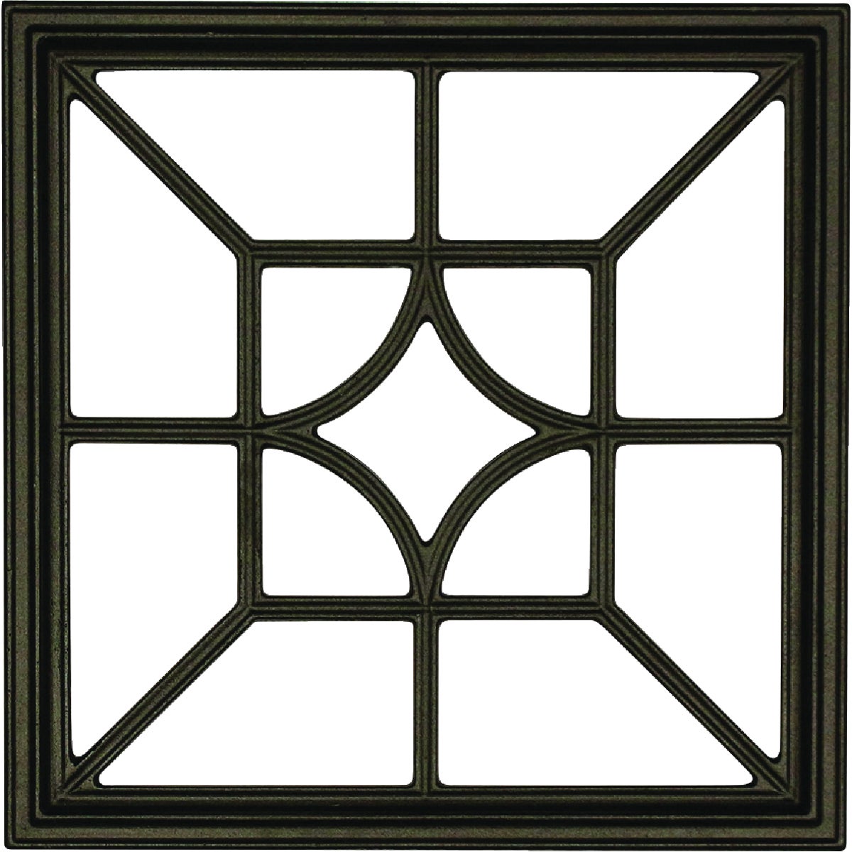 Nuvo Iron 15 In. Square/Diamond Cast Aluminum Gate Insert
