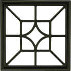 Nuvo Iron 15 In. Square/Diamond Cast Aluminum Gate Insert Image 1