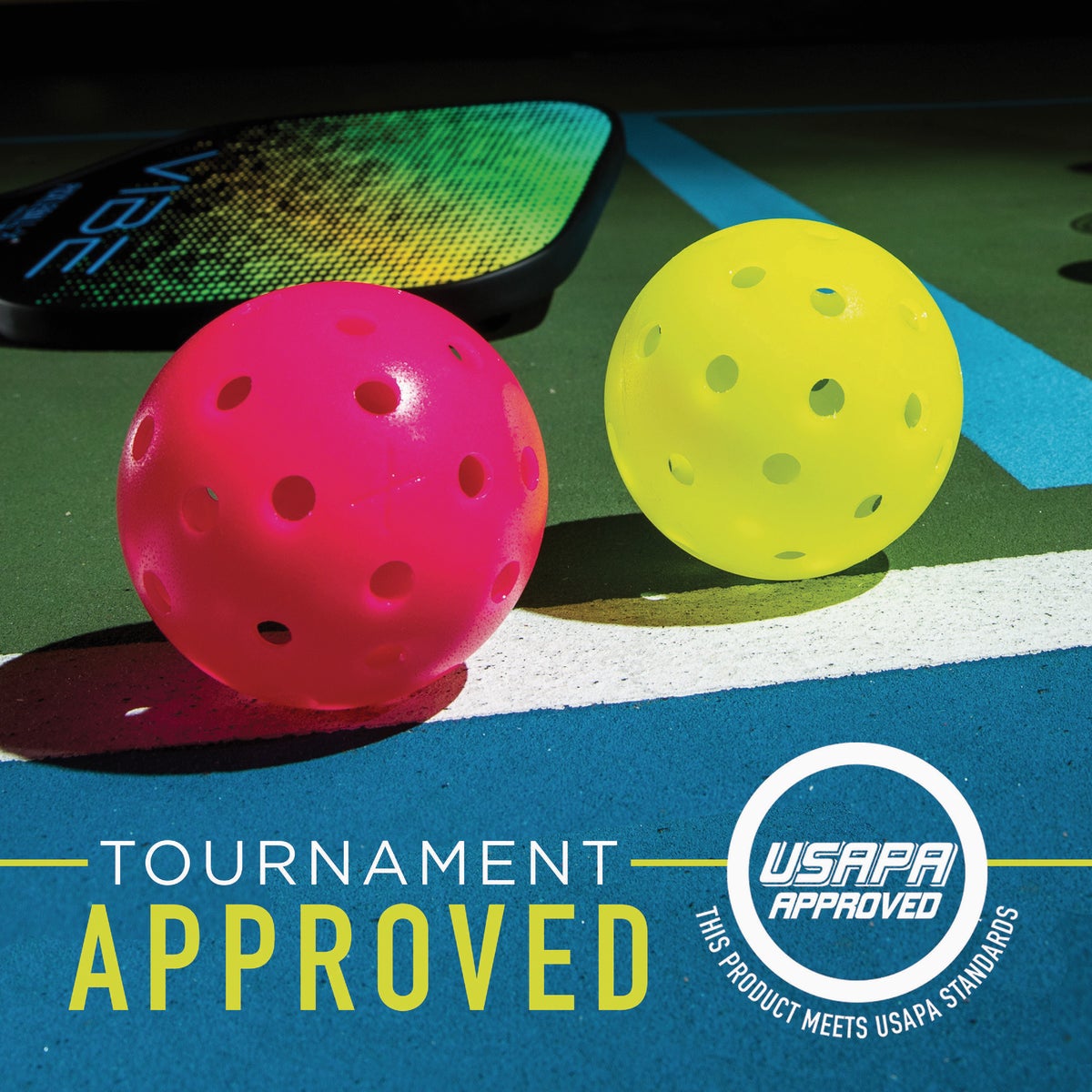 Franklin X-40 Optic USAPA Approved Outdoor Pickleball (3-Pack) Image 5