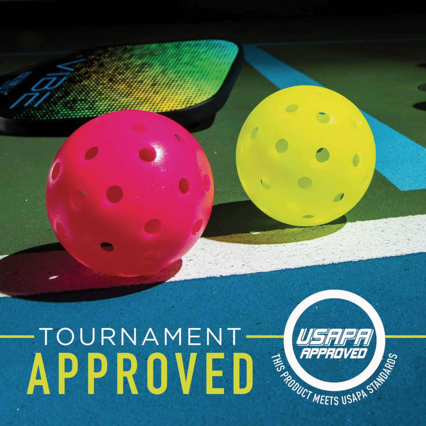 Franklin X-40 Optic USAPA Approved Outdoor Pickleball (3-Pack) Image 5