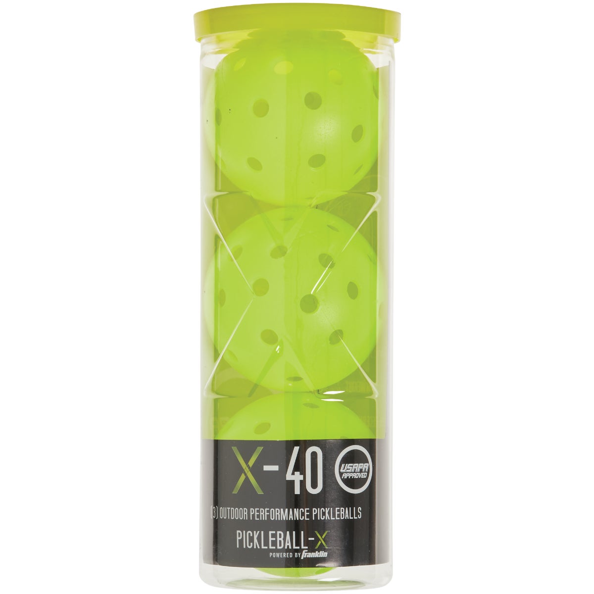 Franklin X-40 Optic USAPA Approved Outdoor Pickleball (3-Pack) Image 2